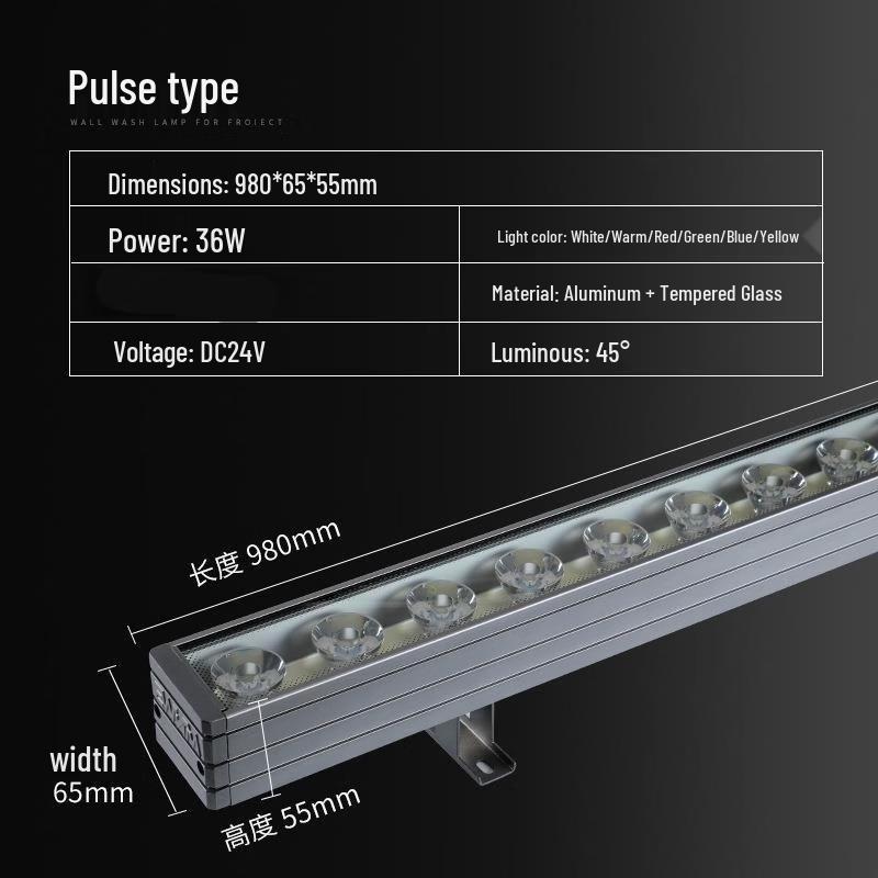 Outdoor Waterproof LED Wall Profile Light