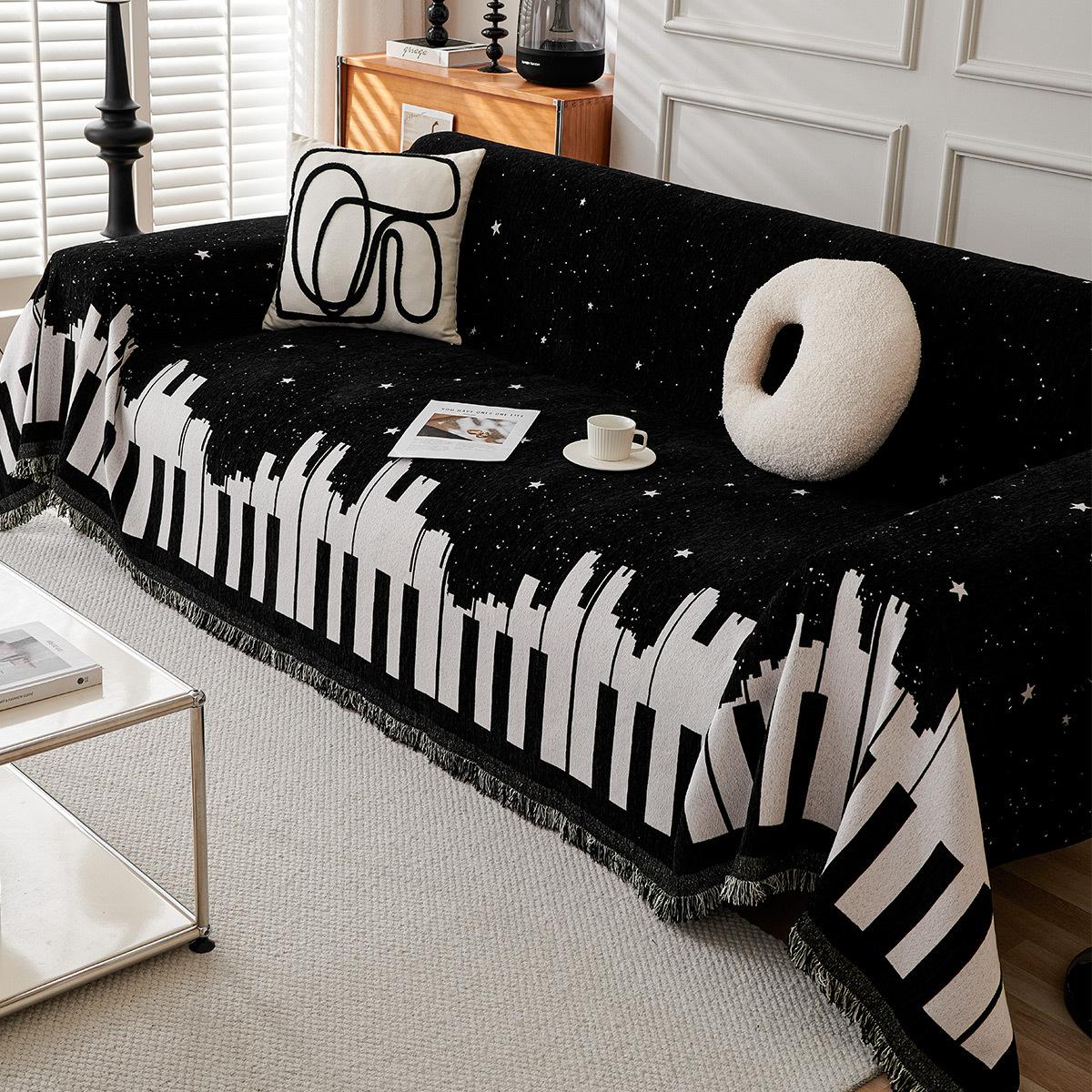 

Современный диван-одеяло, скандинавское одеяло с кисточками, всесезонный чехол для дивана, пылезащитный чехол для дивана с защитой от царапин, чехол для мебели 180x280cm