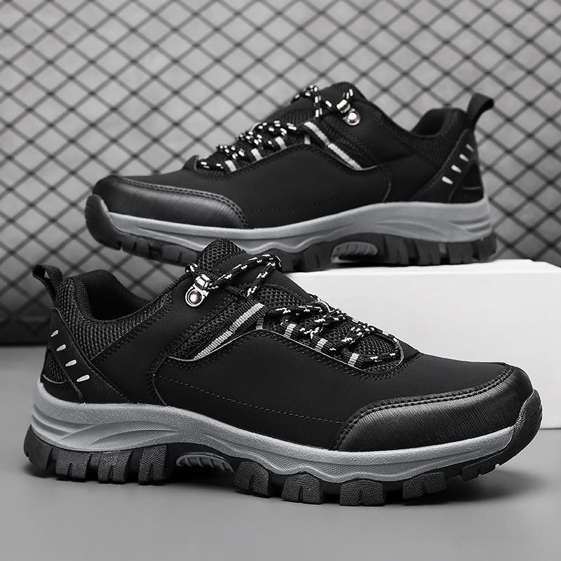 YRZL Mens Trekking Boots Waterproof Anti Slip Thermal Winter Hiking Shoes for Men New Mountain Boots Outdoor Adventure Footwear