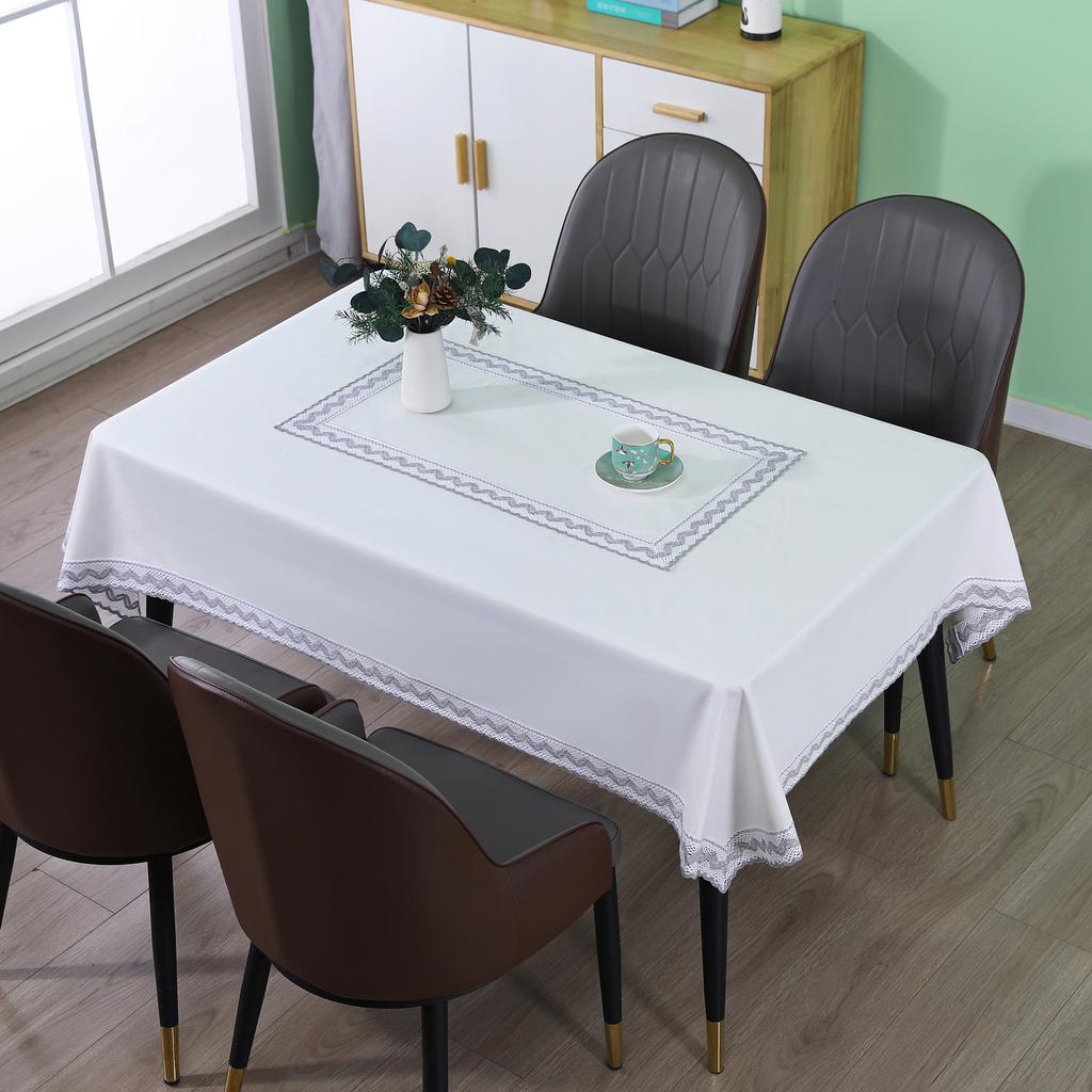 Cotton Tablecloth Modern Simple Dining Table Tablecloth Ins Style Household Tea Table Cloth Desk Cloth High-Grade Tablecloth