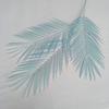 Artificial Plastic Palm Leaves Three Pronged Greenery Wedding Props Photography