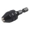 1/4" Keyless Drill Chuck Conversion 0.3-3.6mm Quick Change Hexagonal Handle Three Jaw Twist Drill Chuck For Electric Drill