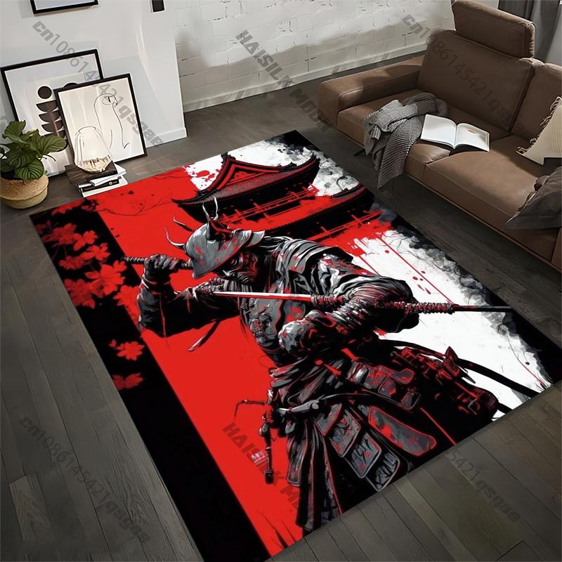 15 Size Samurai Spirits Large Carpet Living Room Home Decor Sofa Table Rug Anti Slip Chair Lounge Floor Mat Carpet for Bedroom