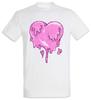 Pixel Melting Heart T-Shirt Pixel Retro Gamer Gaming Couple 8 16 Bit Nerd Geek