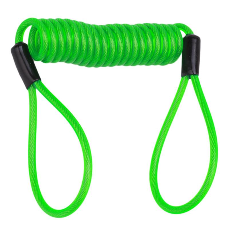 Wire Rope Portable Spring Rubber Thin Wire Rope Clothesline Helmet Anti-theft Rope