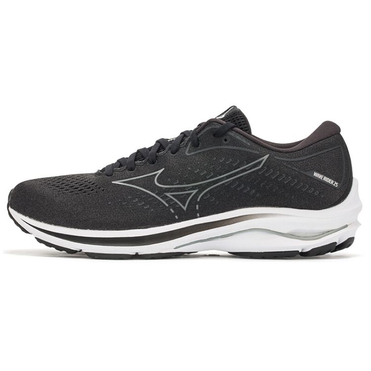 Mizuno Wave Rider 25 Comfortable Sports Fabric Synthetic Leather Slip Resistant Wear Resistant Breathable Low Top Running Shoes J1GC210334