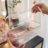 Makeup Brush Storage Cosmetics Storage Box Multifunctional Cosmetic Egg Holder Box with Dustproof Lid -Makeup Brush Lipstick