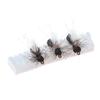 6pcs/Box Fly Fishing Flies Dry Fly Black Foam Ant for Riverine Trout, Panfish, Bass, Grayling, and Carp Fishing Lures