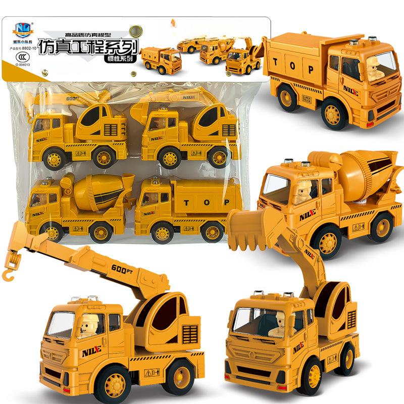 Toy Inertia Engineering Car Children Gift Moving Parts Educational Development
