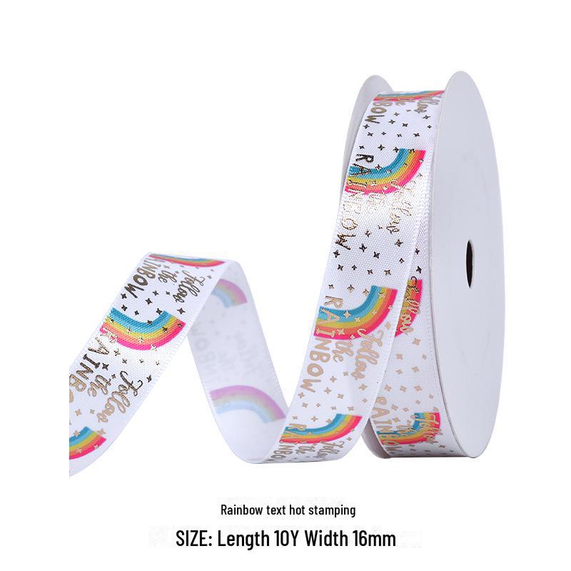 Ruban d'impression Série Arc-en-ciel YAMA pour l'emballage cadeau de la Fête des enfants