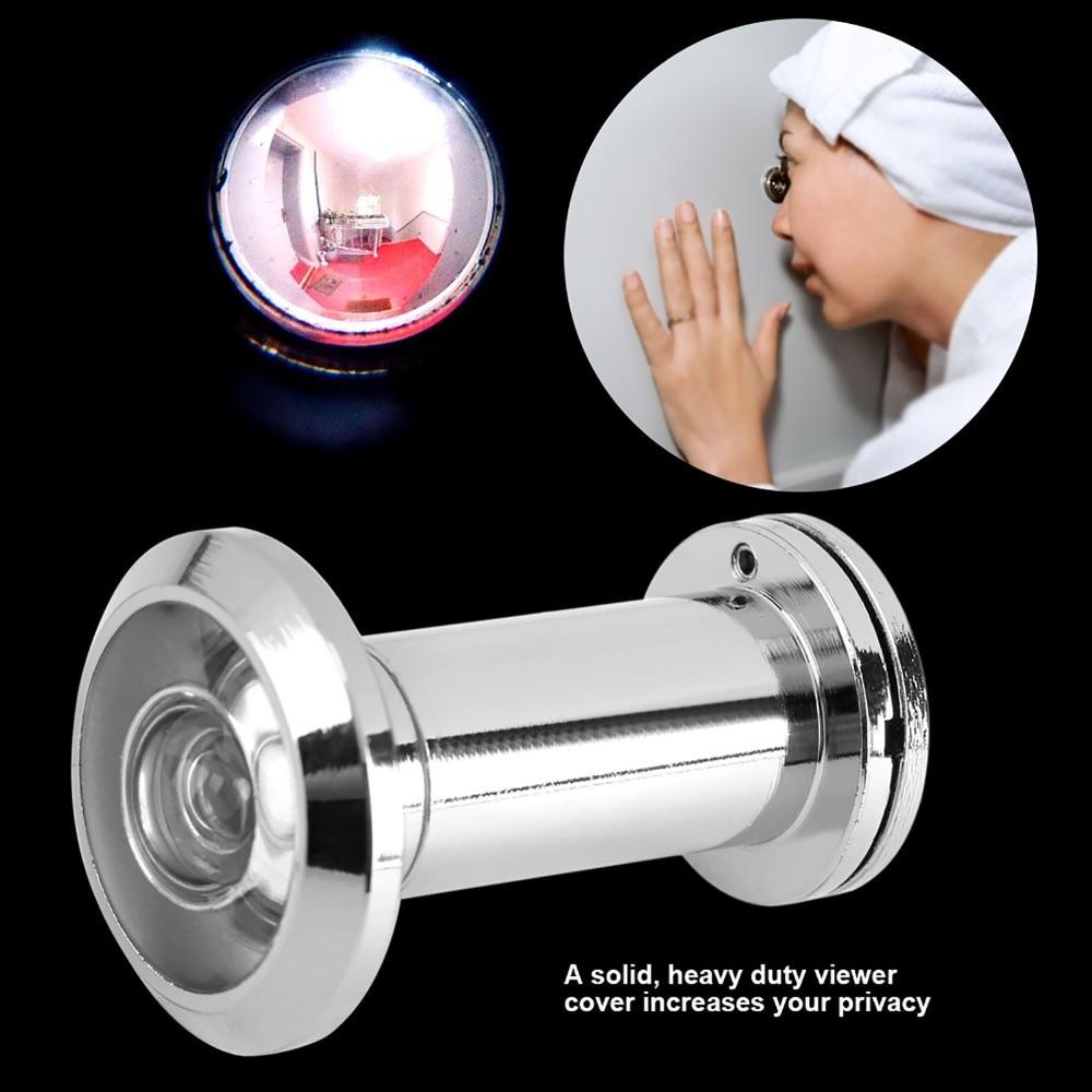 200 Degree Peephole 5/8 Inch Pipe Diameter Gold Door Viewer Brushed Chrome Red Bronze Wide Viewing Angle Peephole Office