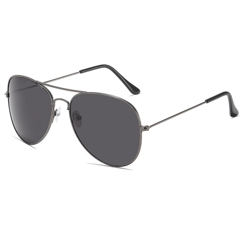 3026 Klasyczne Unisex Okulary Przeciwsłoneczne Aviator - Metalowa Oprawka, Kolorowe Soczewki