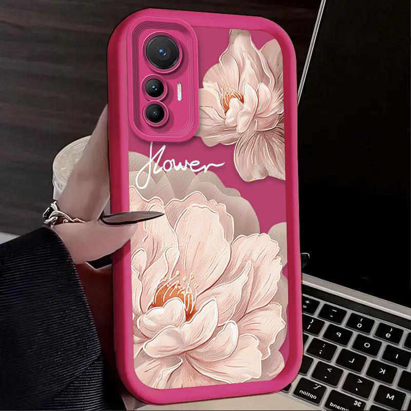 Ροζ Λωτός Ωραία Θήκη Για Xiaomi Poco C65 X7 X6 F6 F5 X5 X3 NFC F3 M6 Pro 4G Mi 13 12 11 Lite 5G 14 13T 12T 11T 14T Pro