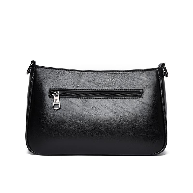 Multi Functional Casual Crossbody Bag PU Soft Leather Retro Crossbody Bag Women's Shoulder Bag Simple Casual Bag