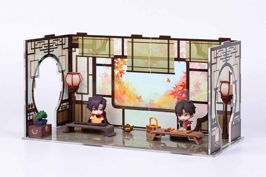 Anime Master of Eaves Window Character Q Version Figure Arrangement Scene Props Display Box "The Diabolism" Moyun-A&B Case/Storage