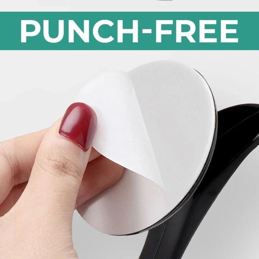 Non Punching Door Punch-free Pulls Non-slip Cabinet Handle Fashion Suction Cup Door Handle  Window