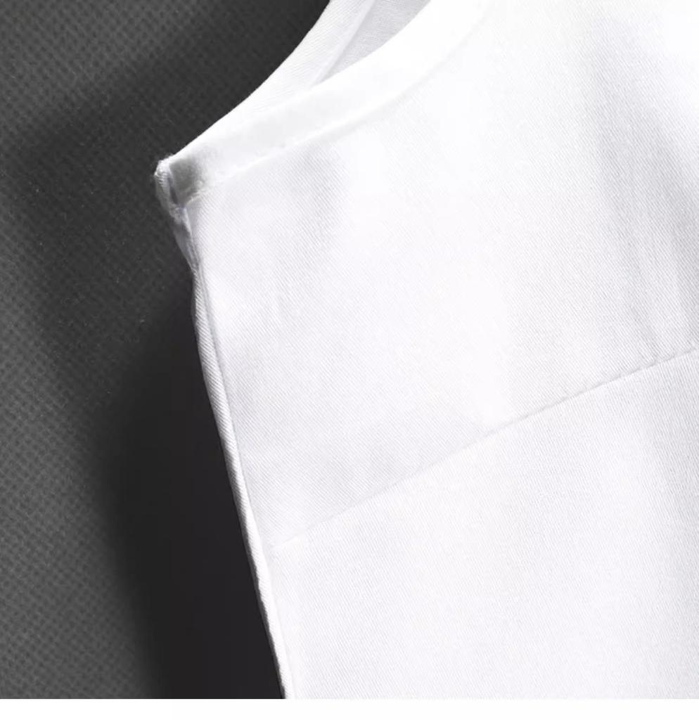 Women's Korean Style Sleeveless Stand Collar Cotton Shirt - Versatile Base Layer for Autumn/Winter, Ideal with Suits & Sweaters.