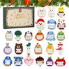 Christmas Countdown Calendar Advent 2d Acrylic Decorations 24 Days Positive Crochet Animals Christmas Countdown Calendar
