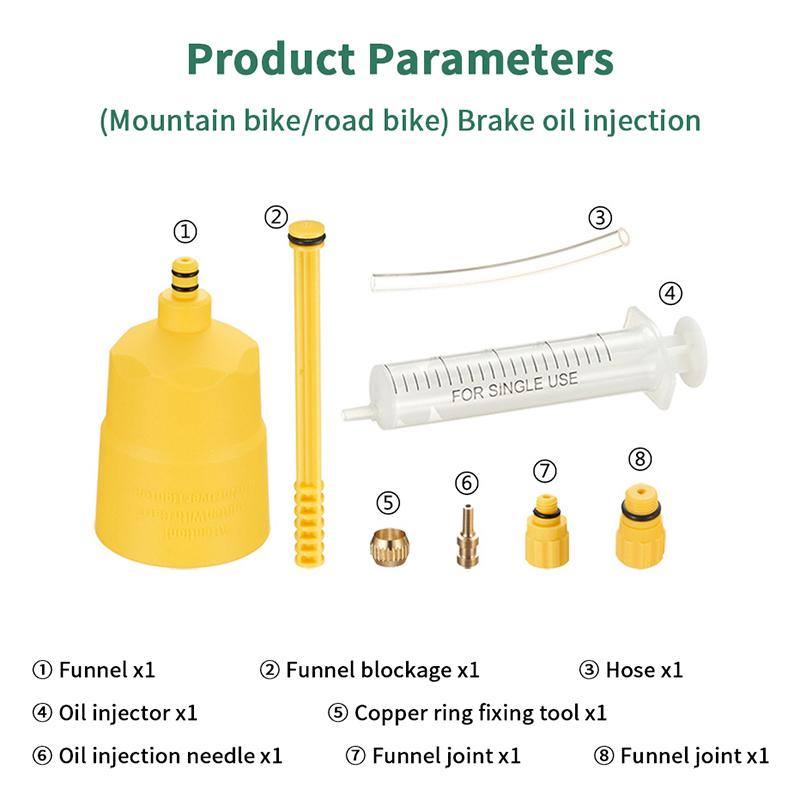 Bicycle Brake Oil Injection Tool Highway Vehicle Disc Brake Oil Change Oil Injection Maintenance And Repair Tool