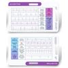 Quick Reference EKG Rhythm Interpretation Card DIY Dual-Sided Interpretations Pocket Card Portable ECG Badge Card