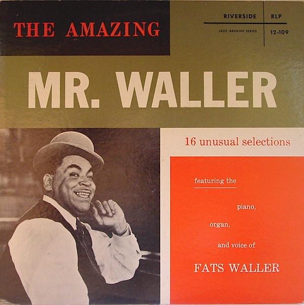 LP Record FATS WALLER The Amazing Mr. Waller 12109 Riverside Recor UK Jazz Used