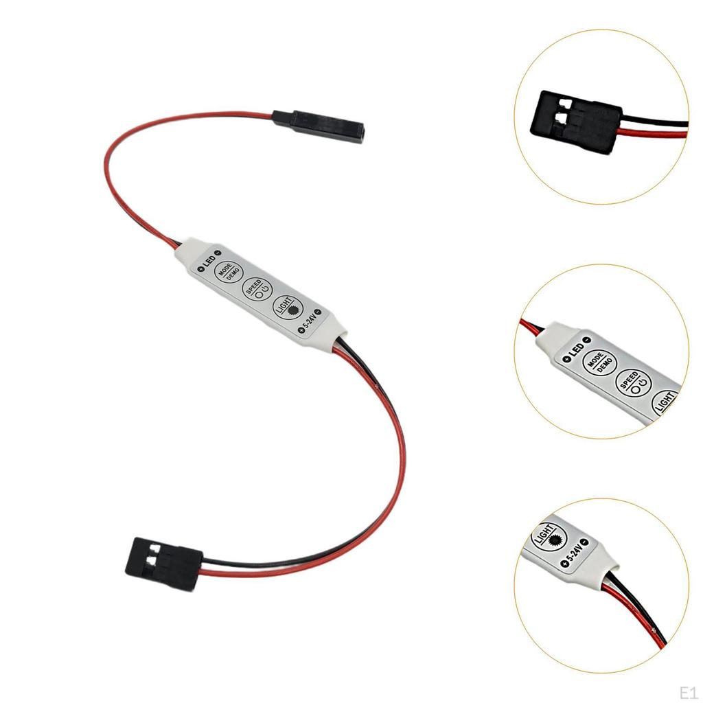 RC Auto LED Steuerlichtschalter Ein Aus Stromzubehör für Modell Hobby