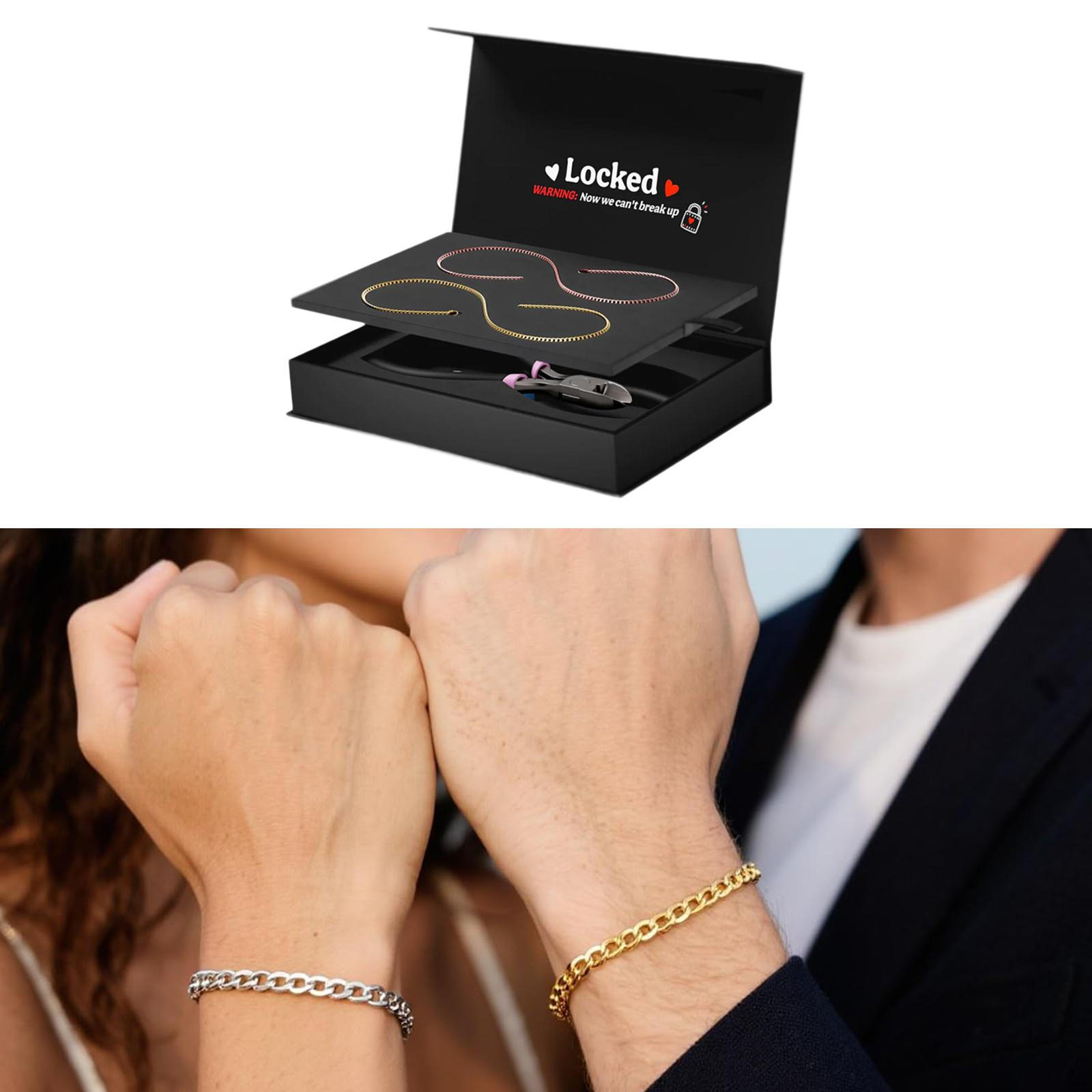 

Набор для создания постоянных браслетов DIY Набор парных украшений Браслеты на память Дружба для Gold and Rose Gold