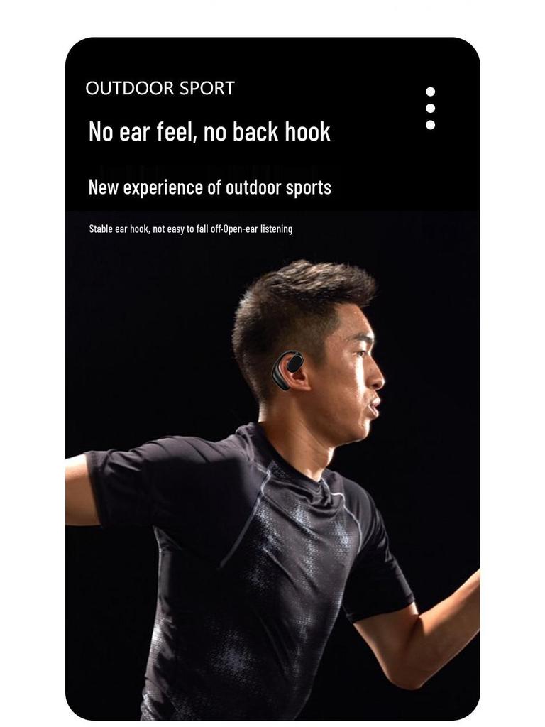 TWS Bone Conduction Wireless Bluetooth 5.2 Sports Earbuds for Running