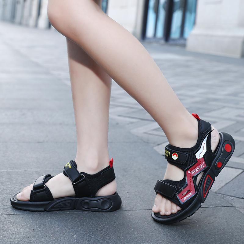 28-40 Summer Children Sandals Outdoor Beach Sports Shoes Magic Boy Boy Sandals Girls Sandals