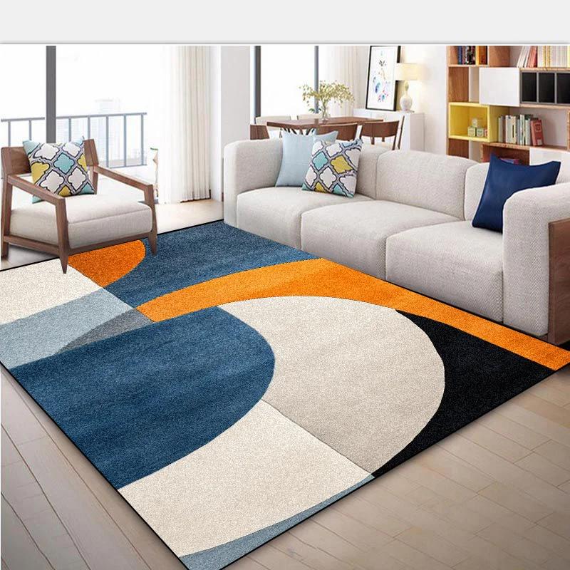 European Geometric Carpet for Living Room Large Area Decoration Modern Home Bedroom Rug Soft Non-slip 200x300 Lounge Sofa Mat