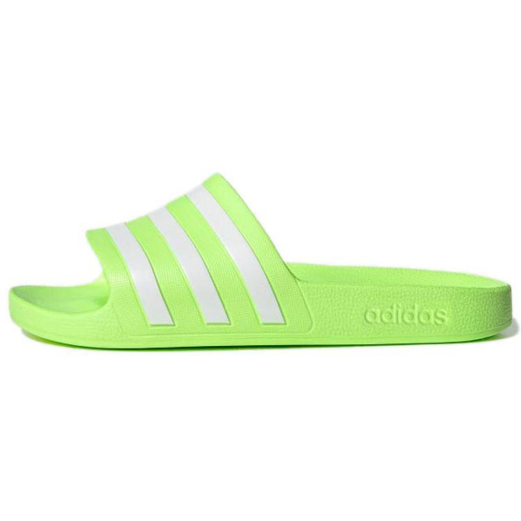 Adidas Adilette Aqua Comfortable Versatile EVA Non-Slip Casual Slippers Unisex Slippers Green GZ5236