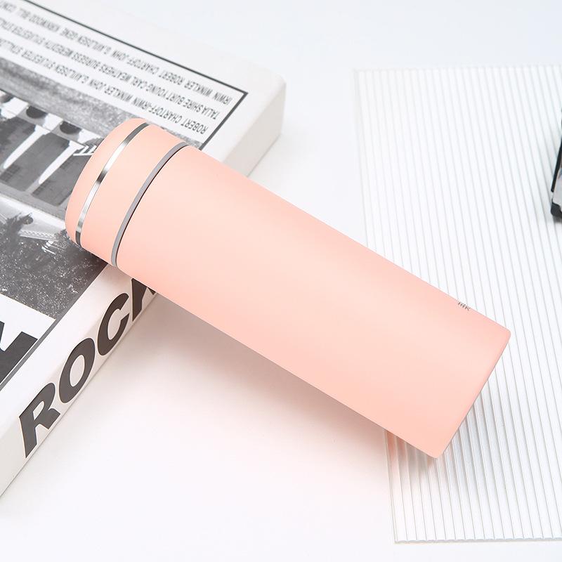 350/480ml New 304 Stainless Steel Insulated Bottle Tea Separation Double-layer Vacuum Straight Cup Outdoor Car Cup