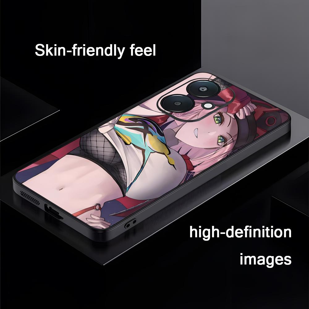 Cool Game HonkaiStarRail Rappa Phone Case For Xiaomi Redmi 14C 13C 12C Note14 13 12 11 10 Pro Plus S Soft Black Phone Cover