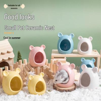 Changbaosen Ceramic Hamster Cooling House (2-Pack)