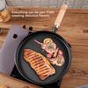 20cm Cast Iron Non-Stick Frying Pan Without Coating, Durable And Scratch-Resistant, Healthy