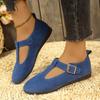 Women Flat Ballerinas Shoes Fashion Round Toe Slip On Ladies Elegant Mary Jane Shoes Soft Flat Heel  Zapatos De Mujer