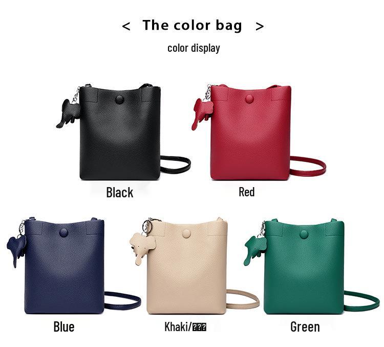 2025 Women's Minimalist Soft Leather Crossbody Backpack - Lightweight and Versatile Phone Bag