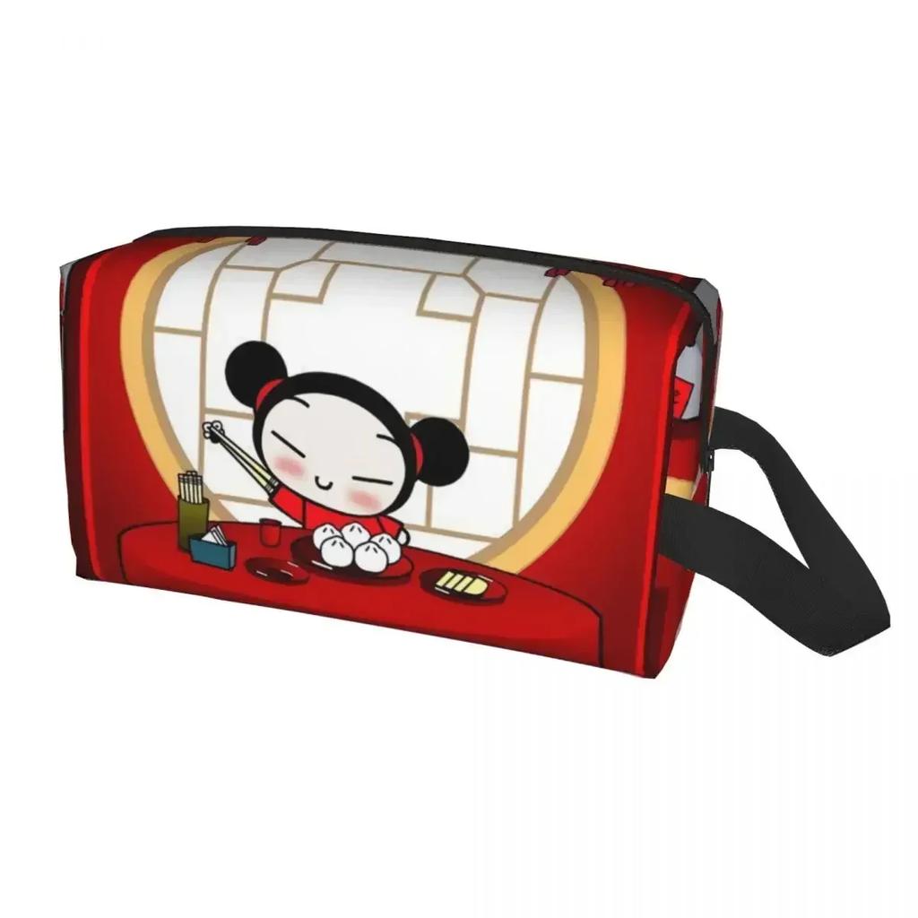 Pucca Kulturtasche Damen Make-up Kosmetik Organizer Damen Beauty Aufbewahrung Dopp Kit Etui