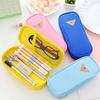 New 1PC Pencil Case Canvas Box Stationery School Supplies Large Capacity Pen Bag  Cute Pencil Pouch