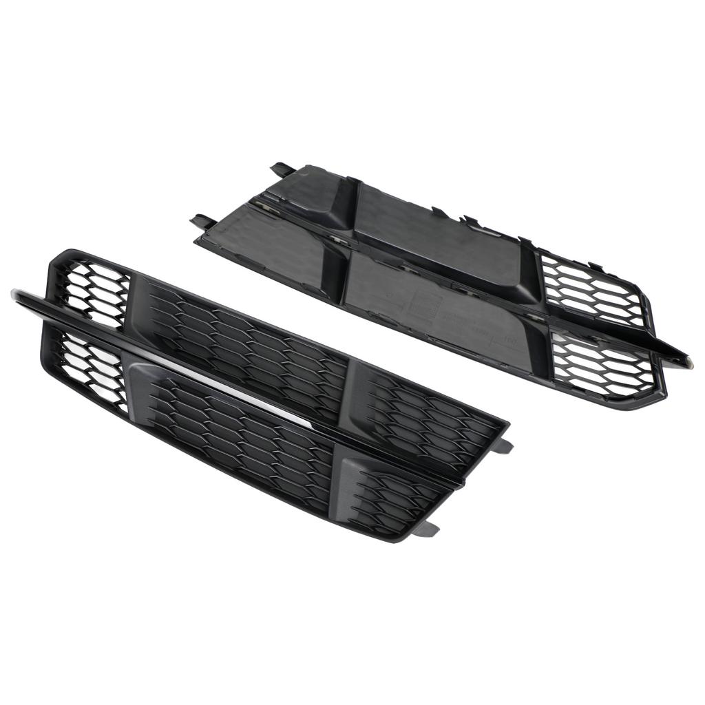 Front Bumper Lower Grille Grill 4G0807681AN 4G0807682AN Fit A6 C7 S-Line 2016-2018 Matt Black