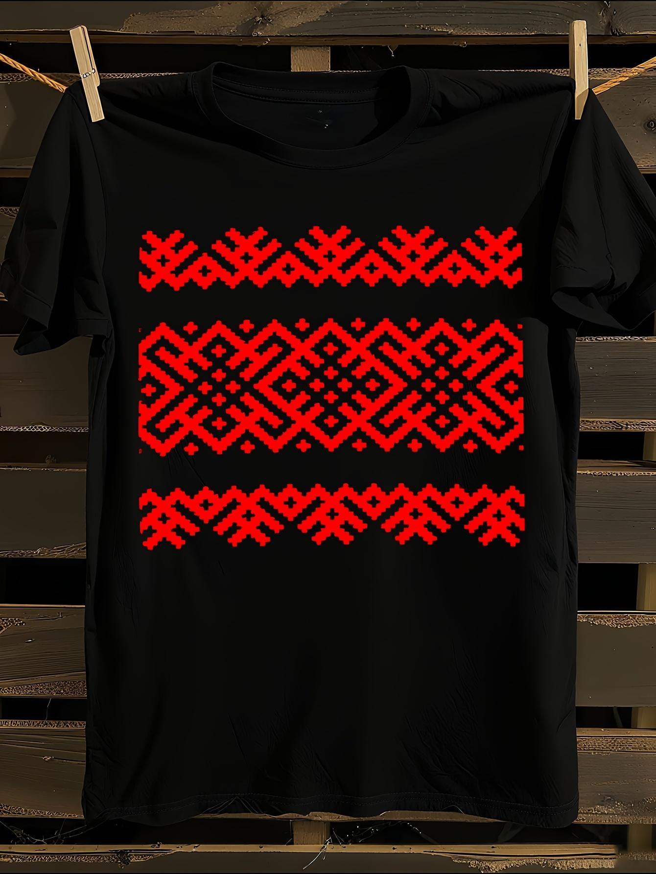 White Slavic Bogoroditsa Symbol T-shirt S