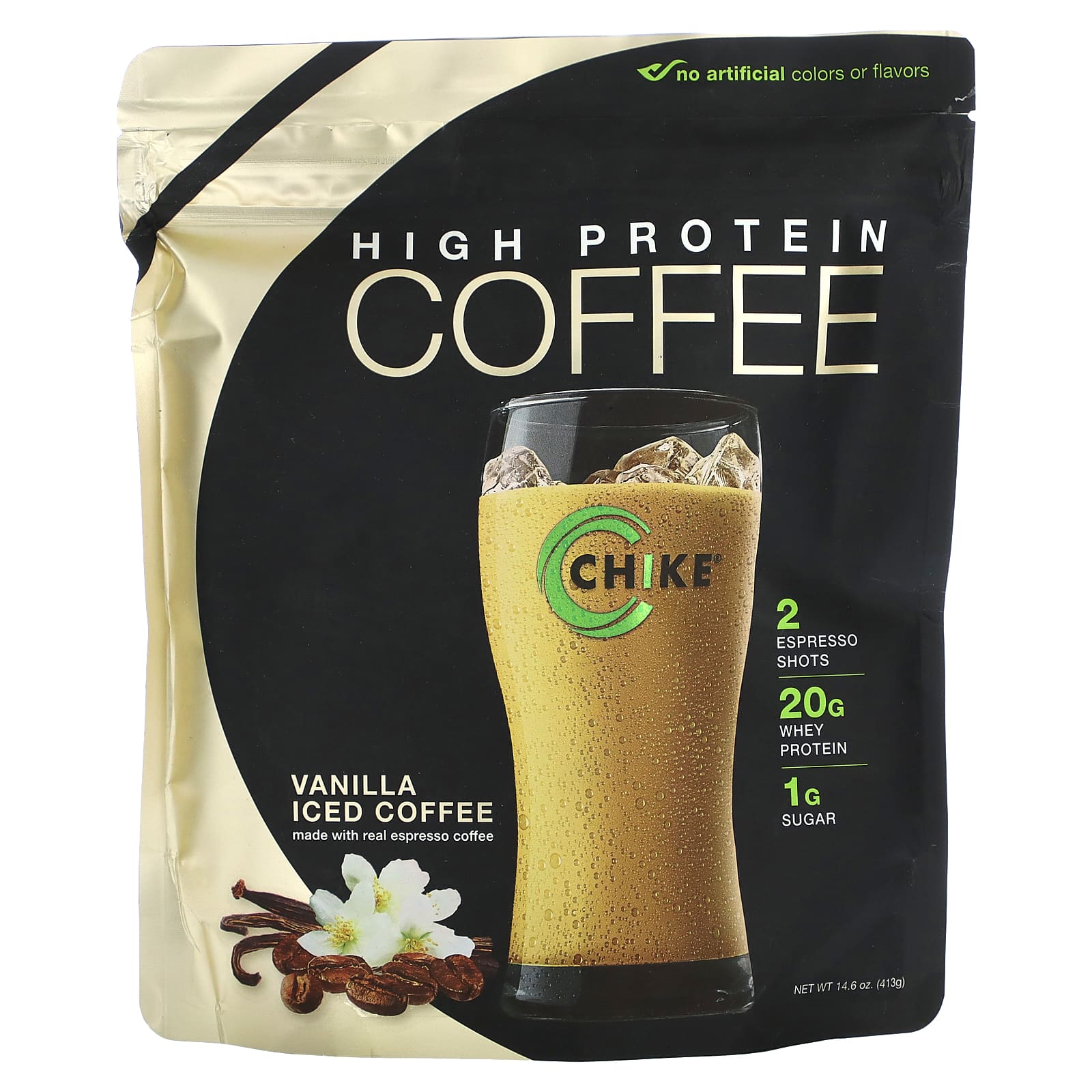 

High Protein Iced Coffee, Vanilla, 413G(14.6Oz)