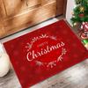 Festive Snowman Reindeer Christmas Doormat Non Slip Entryway Rug for Living Room Bedroom Indoor Outdoor Holiday Floor Mat Decor