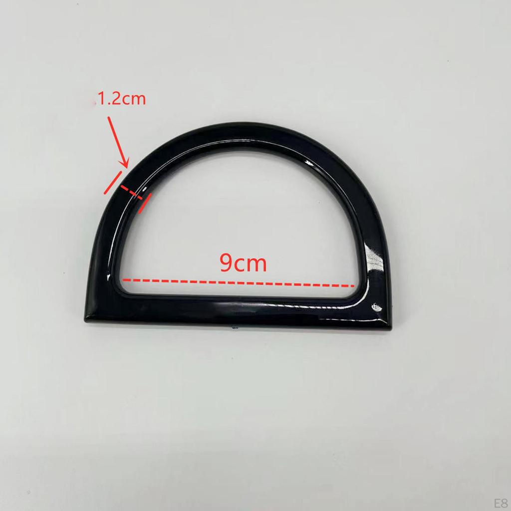 2PCS Resin Purse Handles, Replacement Handles for DIY Bag Handbags Clutch Making