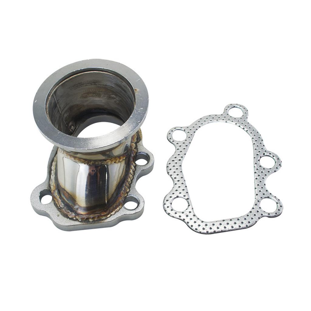 For T25 T28 GT25 GT28 2.5" 63mm  Down Pipe Stainless Steel Adapter