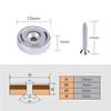 Strong Magnets, Perforated, Super Strong, with Screws, 16mm Diameter, Set of 10