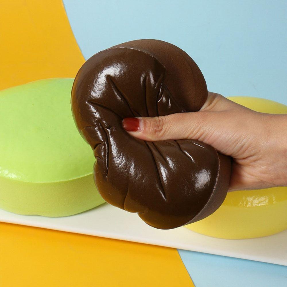 Soft Simulation Bread Squeeze Toys PU Sensory Squishy Toy Kids Gift Squeeze Toast Toy Fidget Toy