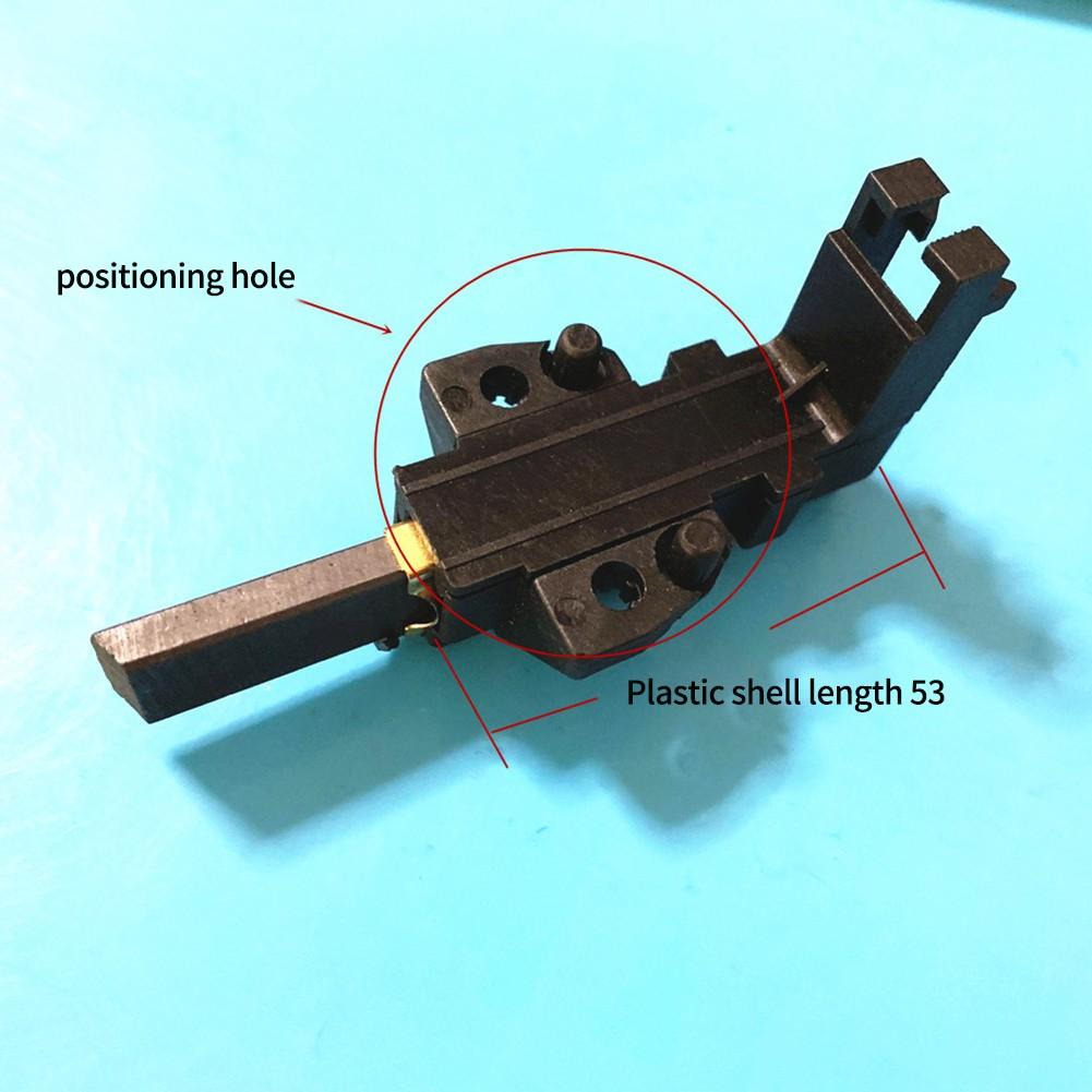 Motor Carbon Brushes Plastic Washing Machine Accessories Black