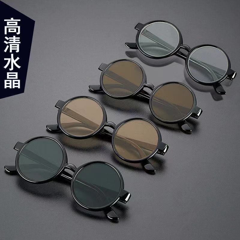 UV Protection Lightweight Comfortable Durable High Quality Retro Edgy Punk Round Shaped For Both Male Sun Glasses