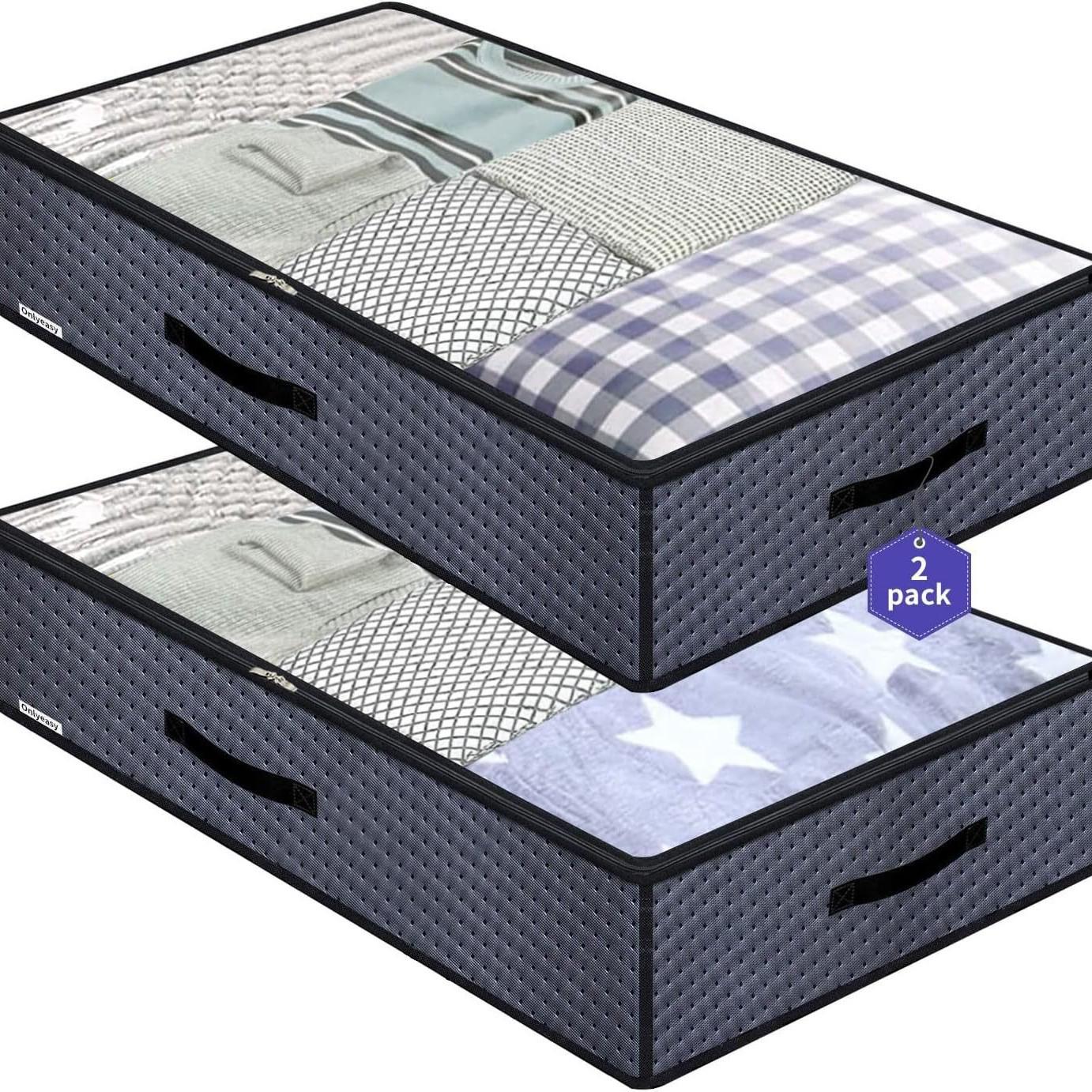 

Сумка для хранения подкроватного одеяла и одежды CrossBorder Label-Friendly, Vacuum Sealed